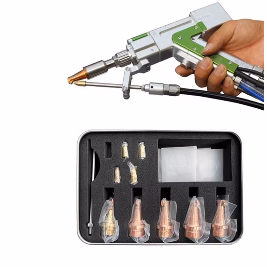 Máquina portátil para remoção de ferrugem a laser Raycus 3000W 3 em 1, máquina de corte e limpeza para soldagem a laser