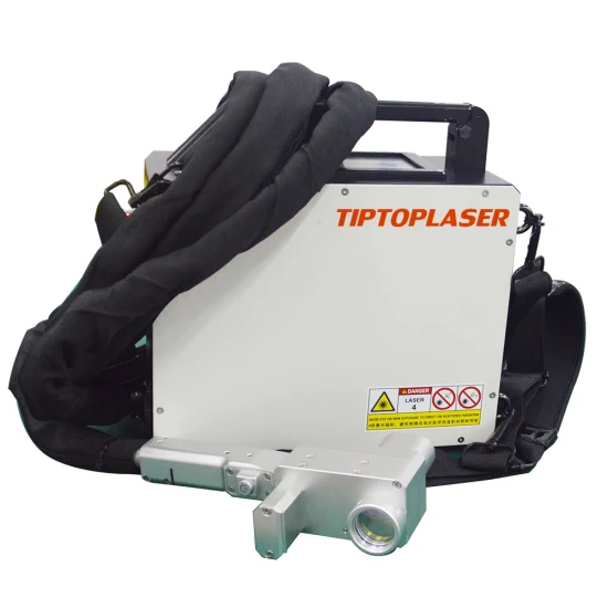 Limpador de laser portátil portátil para remoção de ferrugem com fonte de laser Raycus Max Jpt Máquina de limpeza a laser de pulso