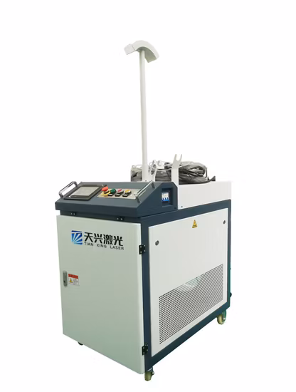 1500W pintura portátil metal remoção de ferrugem superfície automóvel fibra laser máquina de limpeza remoção de ferrugem laser